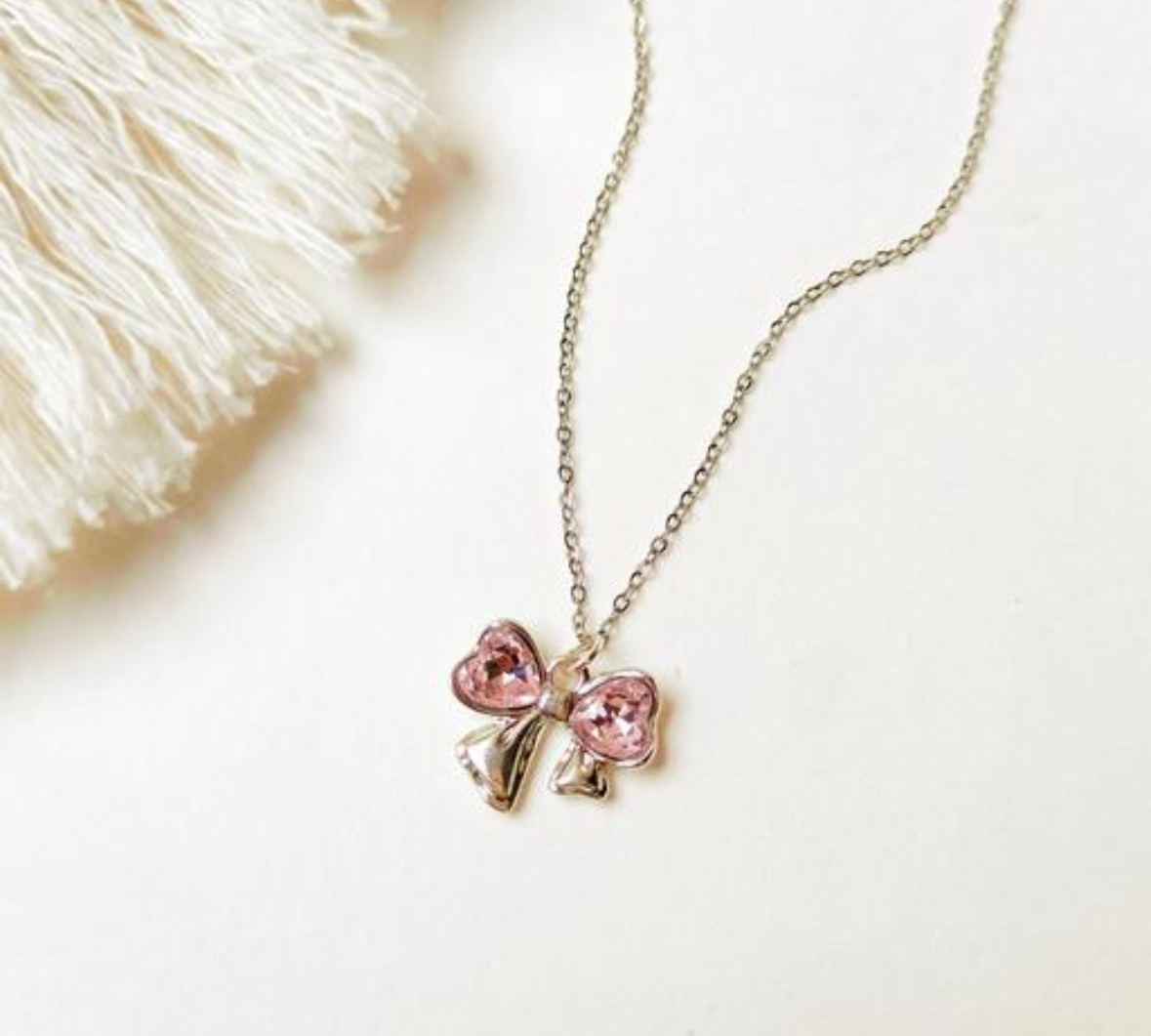 IMG_9869 Pink bow Pendant